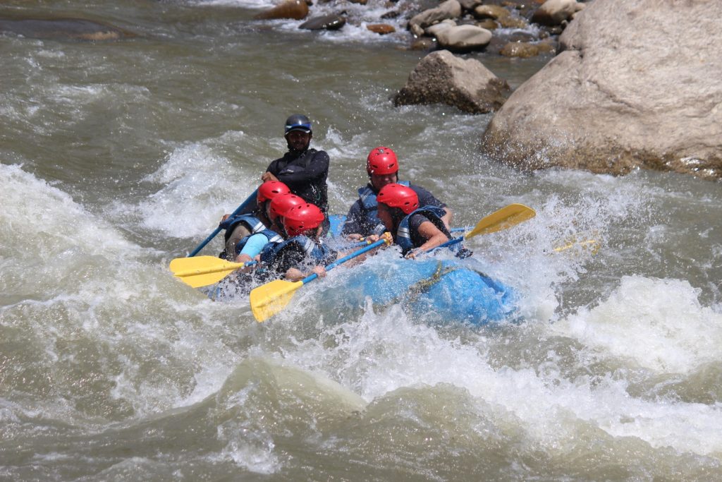 Bhotekoshi rafting in rapid