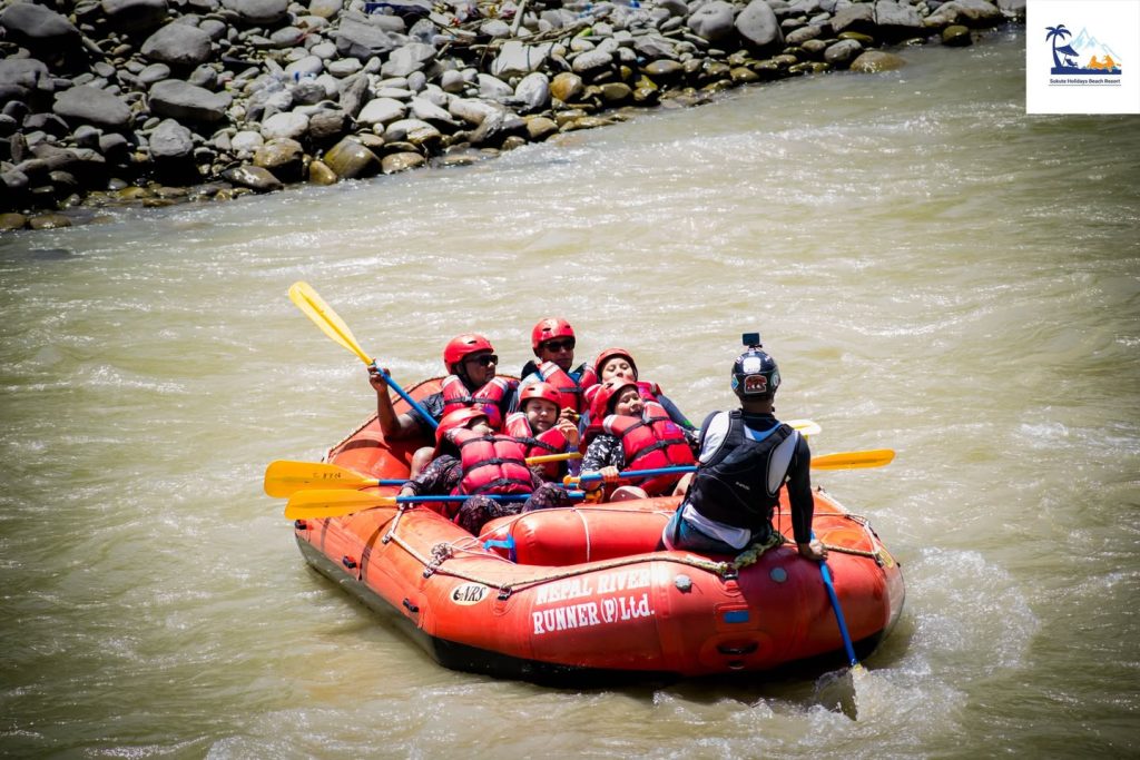 Rafting in River