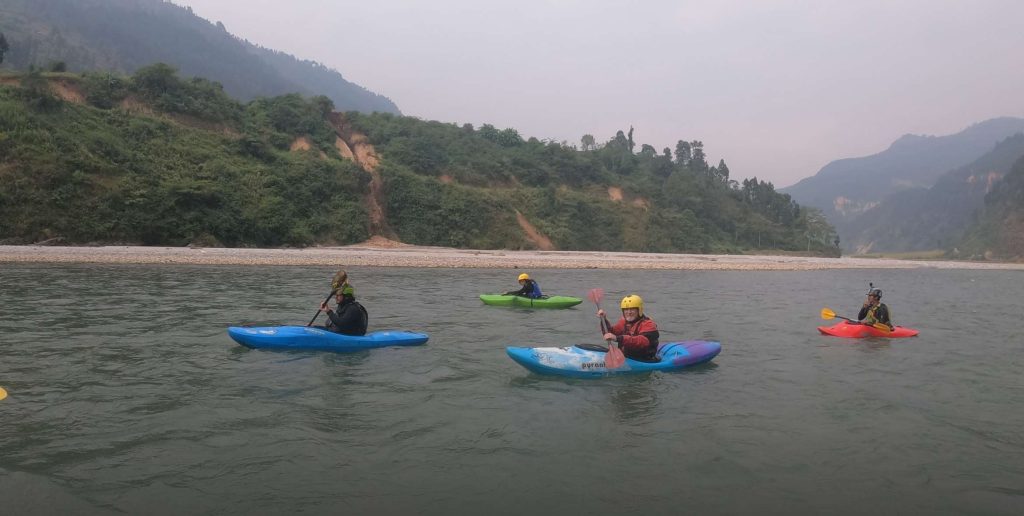 Nepal River Runner's Kayak Training